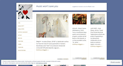 Desktop Screenshot of musicwontsaveyou.com